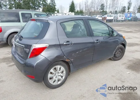 2013 Toyota Yaris Le z USA, uszkodzony, nr VIN JTDKTUD30DD569358